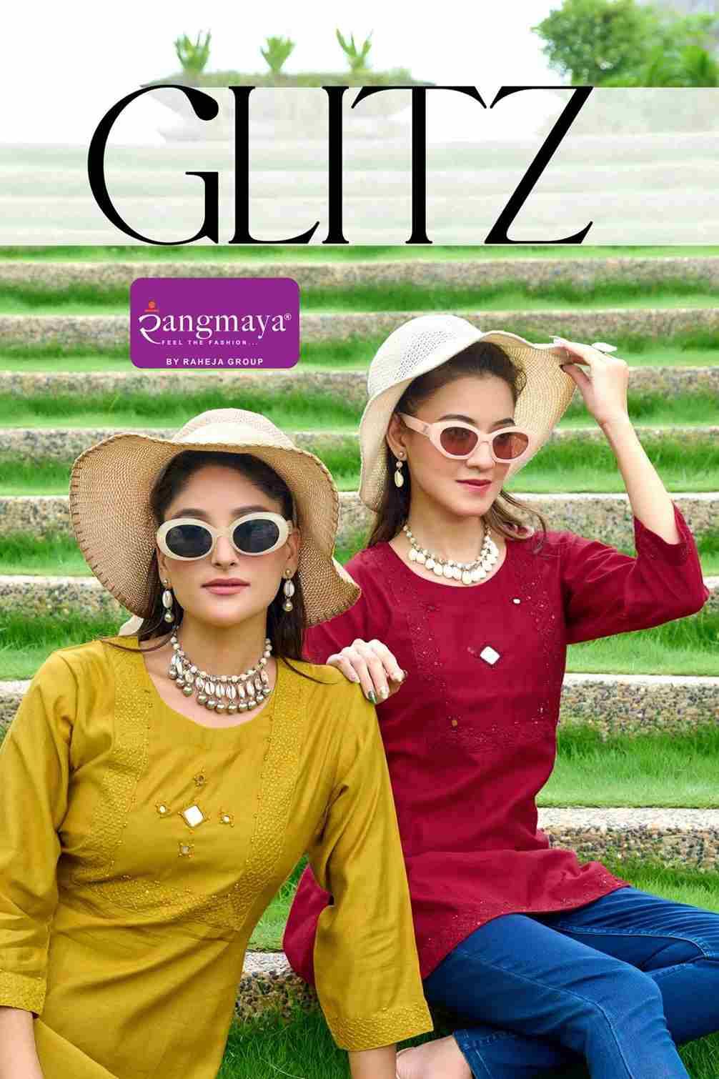 Glitz By Rangmaya 101 To 108 Series Designer Stylish Fancy Colorful Beautiful Party Wear & Ethnic Wear Collection Heavy Vertican Tops At Wholesale Price