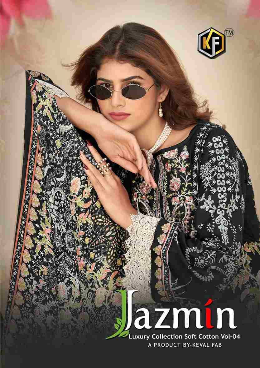 Jazmin Vol-4 By Keval Fab 4001 To 4006 Series Beautiful Festive Suits Stylish Fancy Colorful Casual Wear & Ethnic Wear Soft Cotton Dresses At Wholesale Price