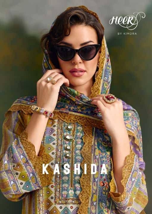 Kashida By Kimora Fashion 9891 To 9896 Series Designer Festive Suits Collection Beautiful Stylish Fancy Colorful Party Wear & Occasional Wear Pure Muslin Dresses At Wholesale Price