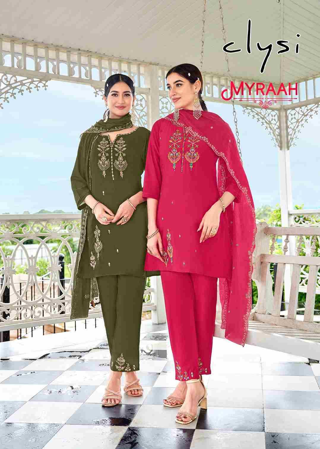 Myraah By Clysi 2024 To 2027 Series Beautiful Stylish Festive Suits Fancy Colorful Casual Wear & Ethnic Wear & Ready To Wear Gadhwal Dresses At Wholesale Price