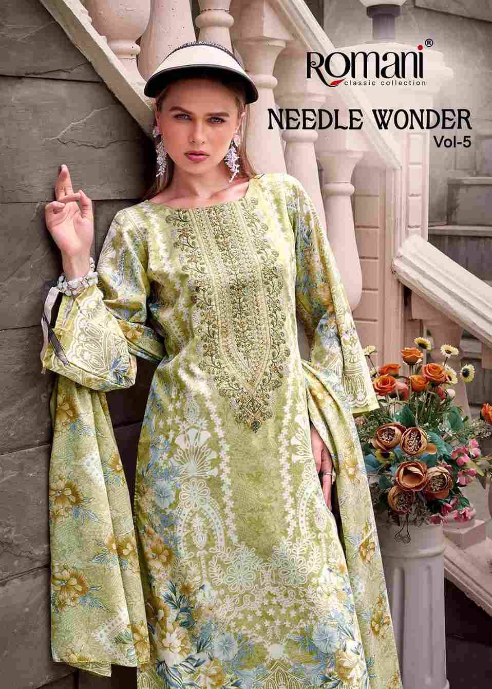Needle Wonder Vol-5 By Romani 1120-001 To 1120-008 Series Beautiful Festive Suits Stylish Fancy Colorful Casual Wear & Ethnic Wear Soft Cotton Print Dresses At Wholesale Price