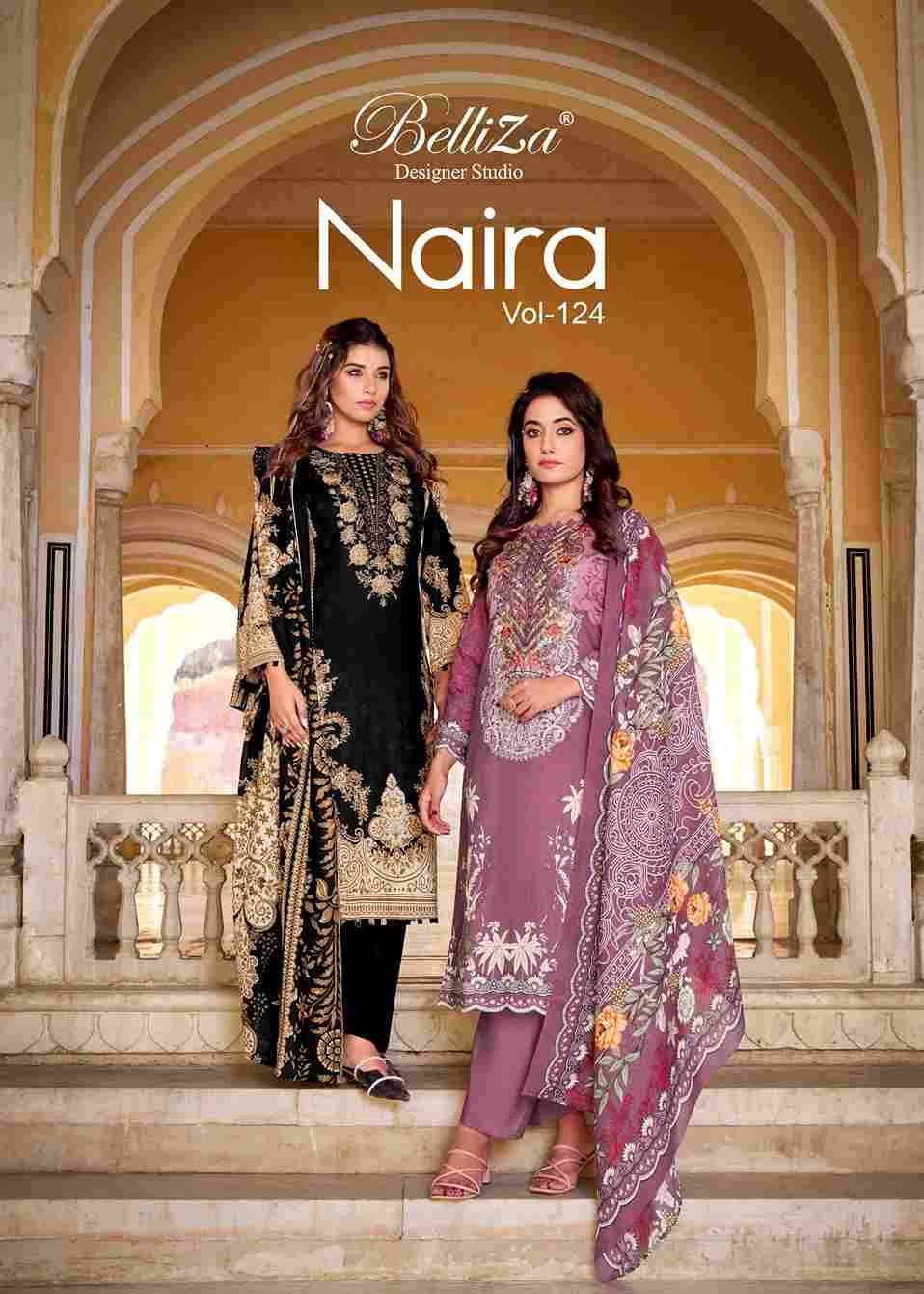 Naira Vol-124 By Belliza 920-001 To 920-008 Series Beautiful Festive Suits Stylish Fancy Colorful Casual Wear & Ethnic Wear Pure Cotton Print Dresses At Wholesale Price