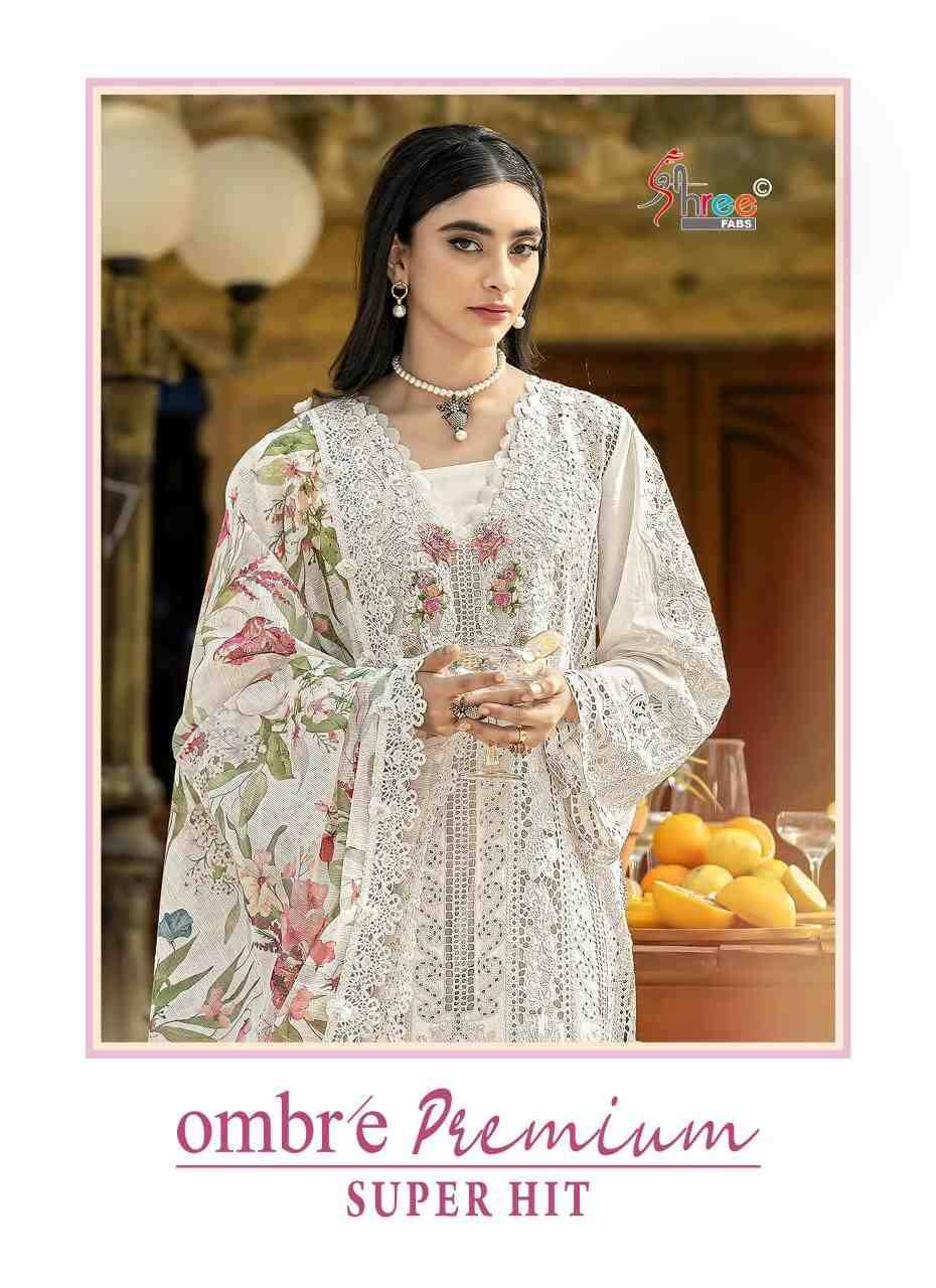 Ombre Premium Super Hit By Shree Fabs Designer Pakistani Suits Collection Beautiful Stylish Fancy Colorful Party Wear & Ethnic Wear Pure Viscose With Pure Cotton With Embroidery Dresses At Wholesale Price