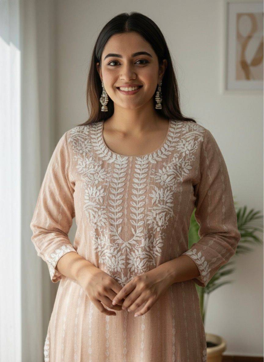 Vtd-33 By Fashid Wholesale 01 To 02 Series Designer Festive Suits Collection Beautiful Stylish Fancy Colorful Party Wear & Occasional Wear Khadi Cotton Kurti At Wholesale Price