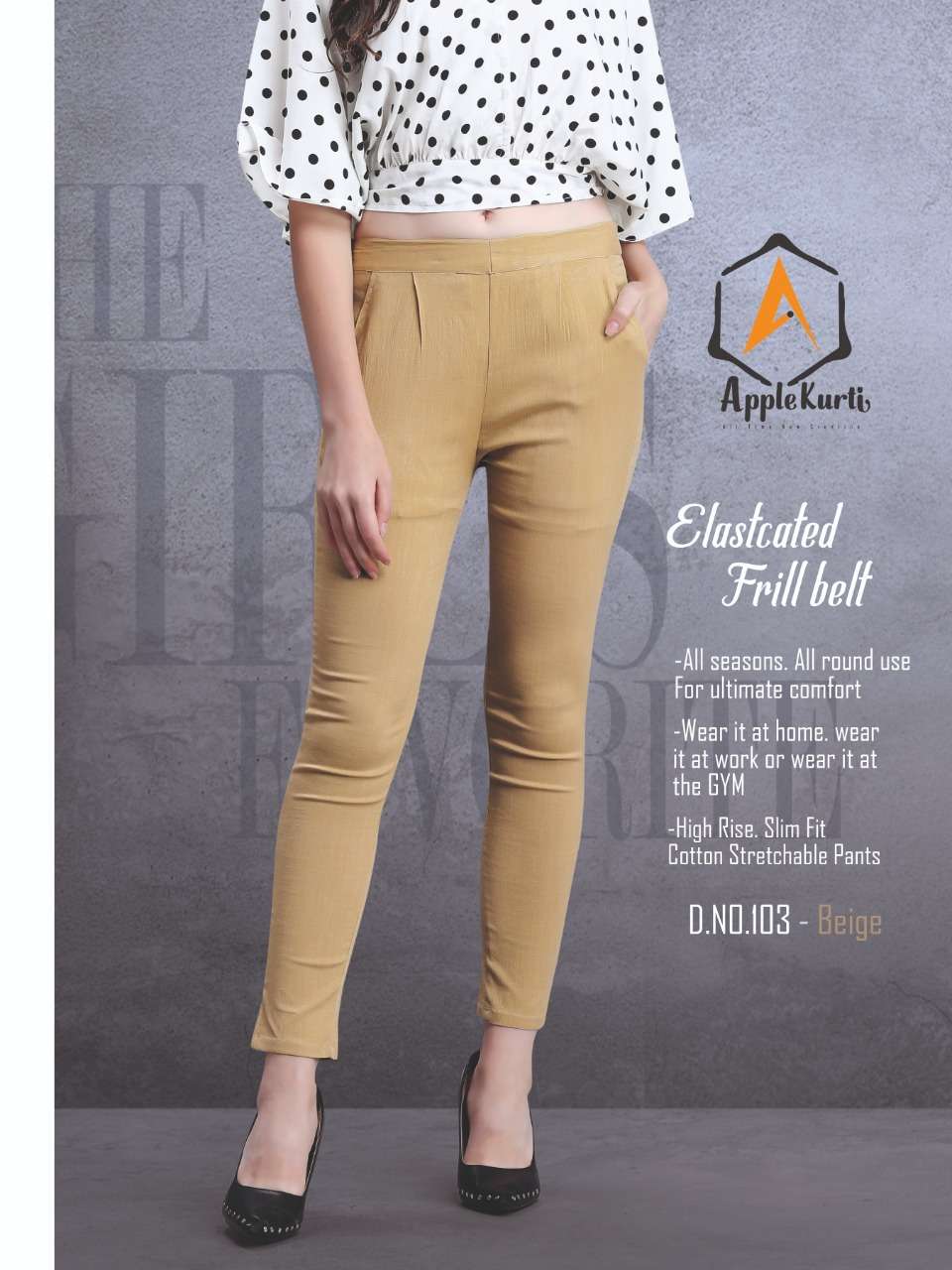 CIGARETTE PANTS BY APPLE KURTIS 01 TO 08 SERIES INDIAN TRADITIONAL WEAR COLLECTION BEAUTIFUL STYLISH FANCY COLORFUL PARTY WEAR & OCCASIONAL WEAR STRETCHEBAL  RAYON SLUB LYCRA  PANTS AT WHOLESALE PRICE