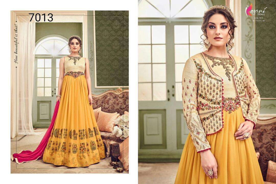 KYRA VOL 6 NX BY KESARI TRENDZ DESIGNER ANARKALI SUITS COLLECTION BEAUTIFUL STYLISH FANCY COLORFUL PARTY