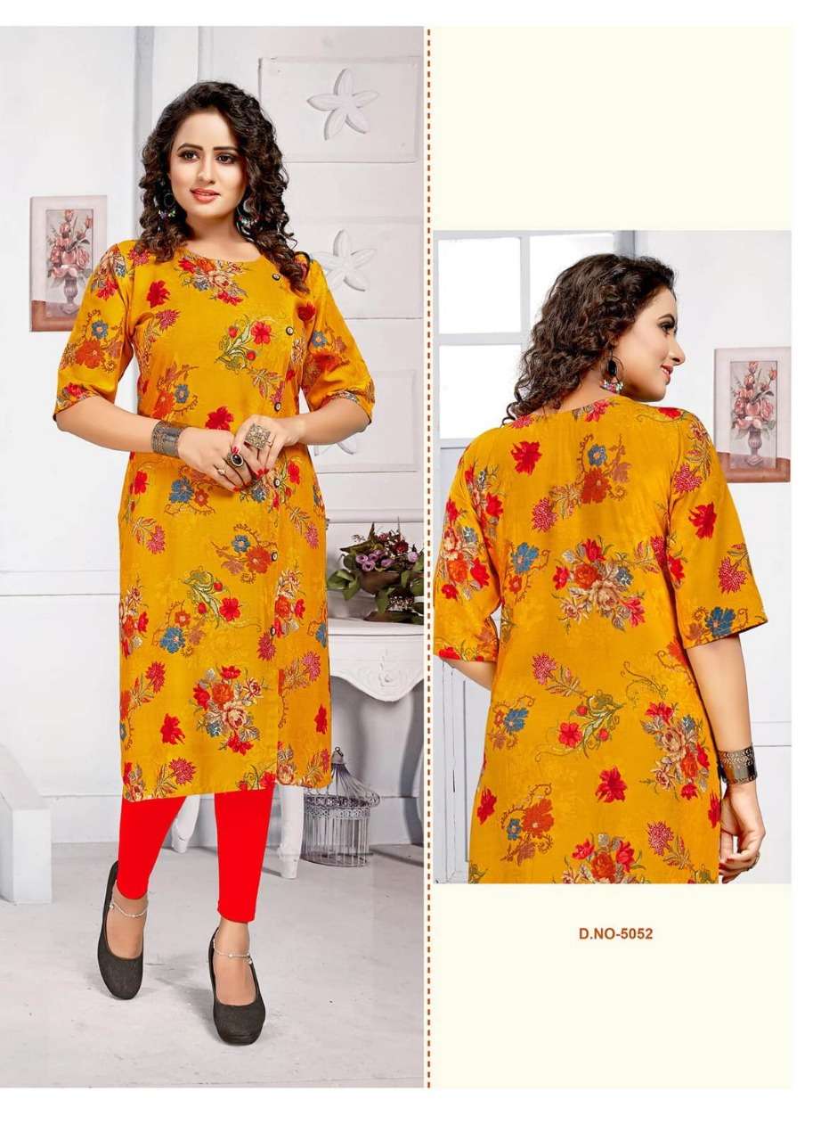 SHIZUKA VOL-7 BY SITKA  BEAUTIFUL STYLISH FANCY COLORFUL CASUAL WEAR & ETHNIC WEAR & READY TO WEAR RAYON PRINTED KURTIS AT WHOLESALE PRICE