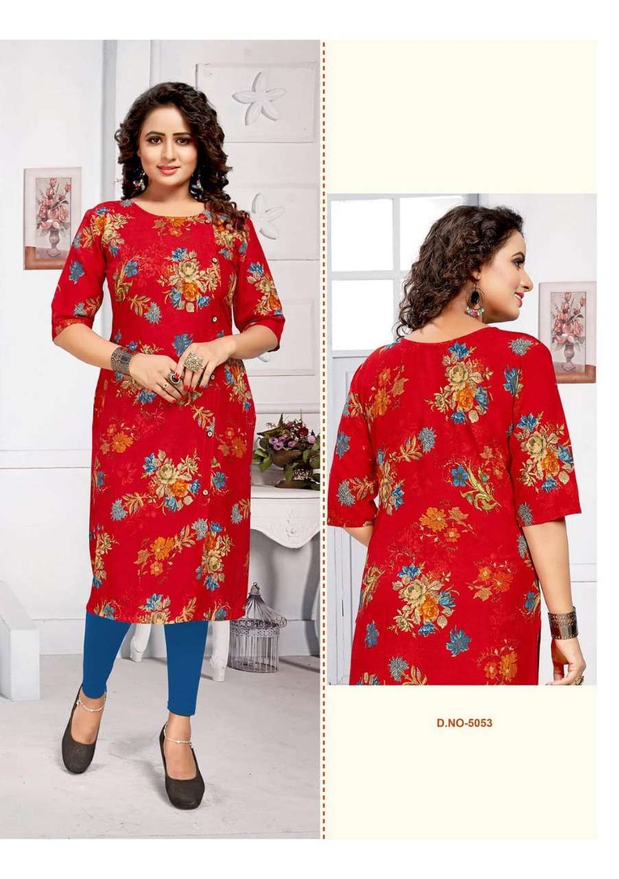 SHIZUKA VOL-7 BY SITKA  BEAUTIFUL STYLISH FANCY COLORFUL CASUAL WEAR & ETHNIC WEAR & READY TO WEAR RAYON PRINTED KURTIS AT WHOLESALE PRICE
