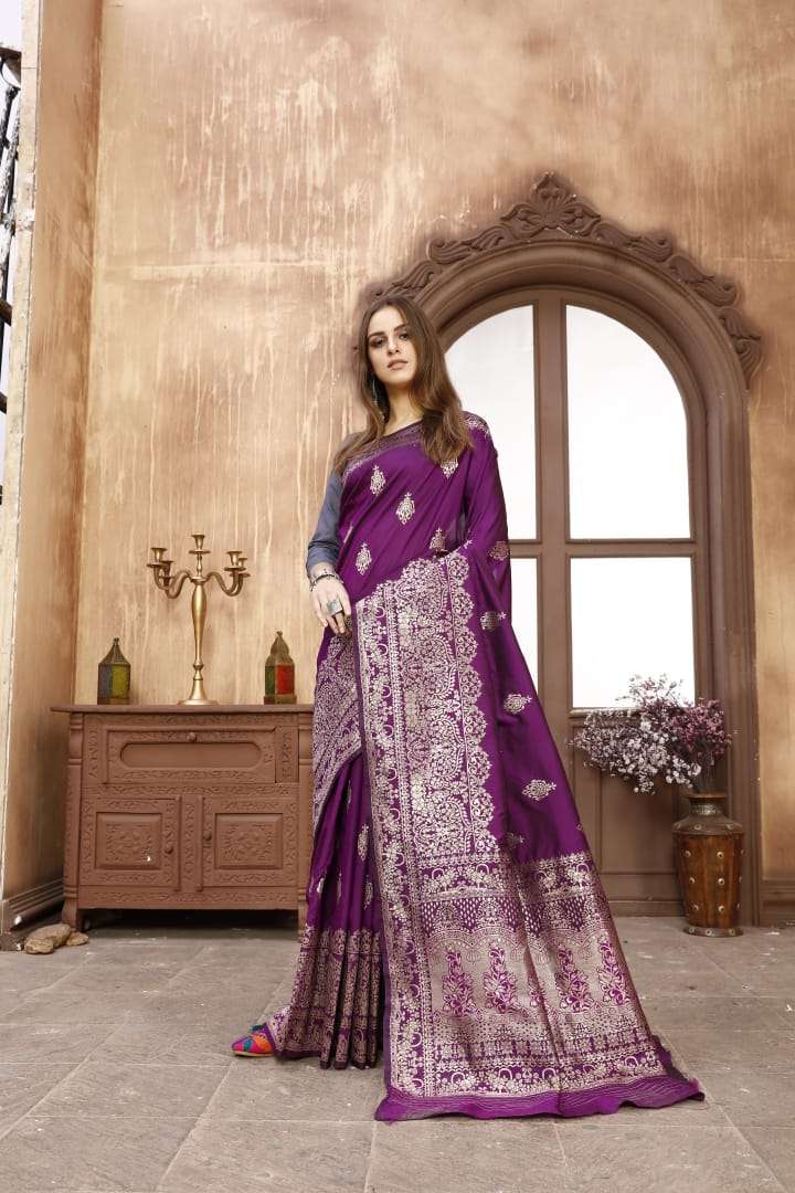 PAVITRA SILK  BY RAJ YOG  01 TO 10 SERIES INDIAN TRADITIONAL WEAR COLLECTION BEAUTIFUL STYLISH FANCY COLORFUL PARTY WEAR & OCCASIONAL WEAR SOFT SILK WEAVING SAREES AT WHOLESALE PRICE
