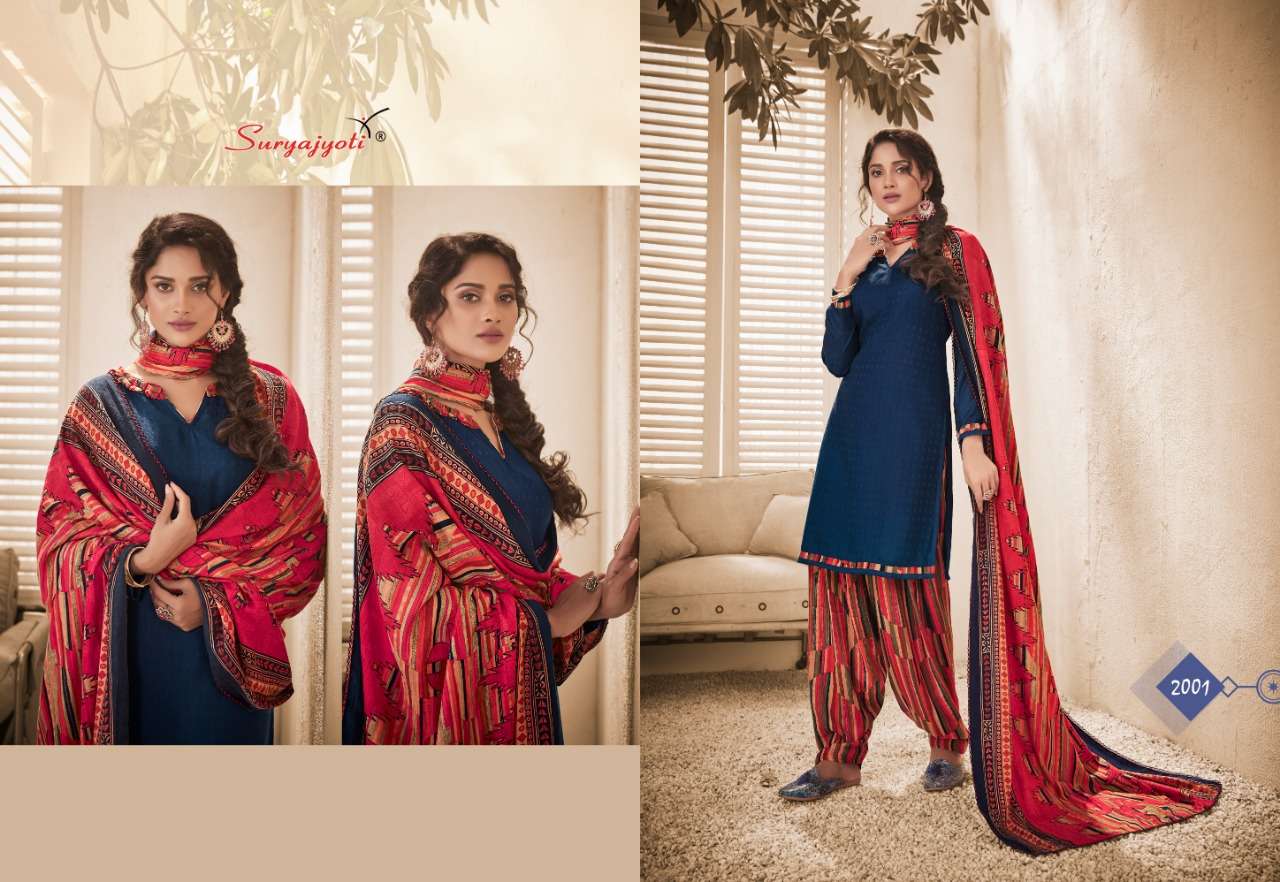 LAHORI PATIALA VOL-2 BY SURYAJYOTI 2001 TO 2010 SERIES BEAUTIFUL SUITS STYLISH FANCY COLORFUL CASUAL WEAR & ETHNIC WEAR PASHMINA DOBBY PRINTED DRESSES AT WHOLESALE PRICE