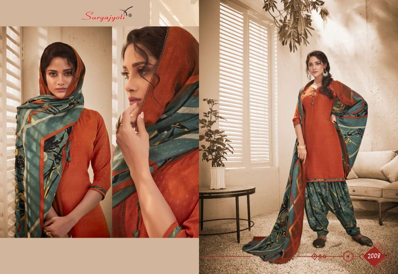 LAHORI PATIALA VOL-2 BY SURYAJYOTI 2001 TO 2010 SERIES BEAUTIFUL SUITS STYLISH FANCY COLORFUL CASUAL WEAR & ETHNIC WEAR PASHMINA DOBBY PRINTED DRESSES AT WHOLESALE PRICE
