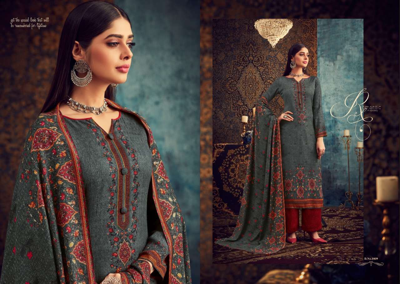NORAH BY VIJAYA FASHION 1001 TO 1010 SERIES BEAUTIFUL SUITS STYLISH FANCY COLORFUL PARTY WEAR & ETHNIC WEAR PASHMINA PRINTED DRESSES AT WHOLESALE PRICE