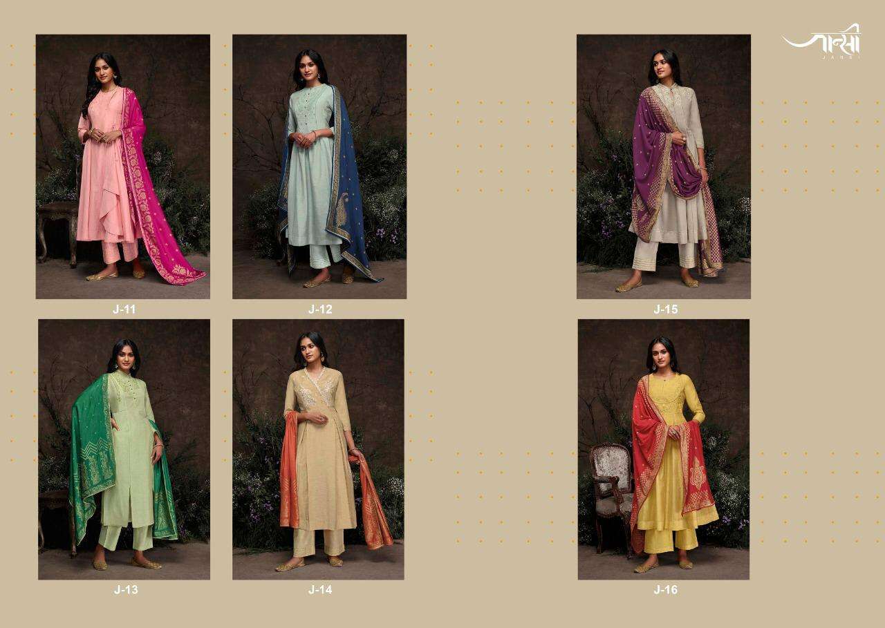 NOORA BY JHANSI 11 TO 16 SERIES DESIGNER FESTIVE SUITS COLLECTION BEAUTIFUL STYLISH FANCY COLORFUL PARTY WEAR & OCCASIONAL WEAR AARIA SILK DRESSES AT WHOLESALE PRICE