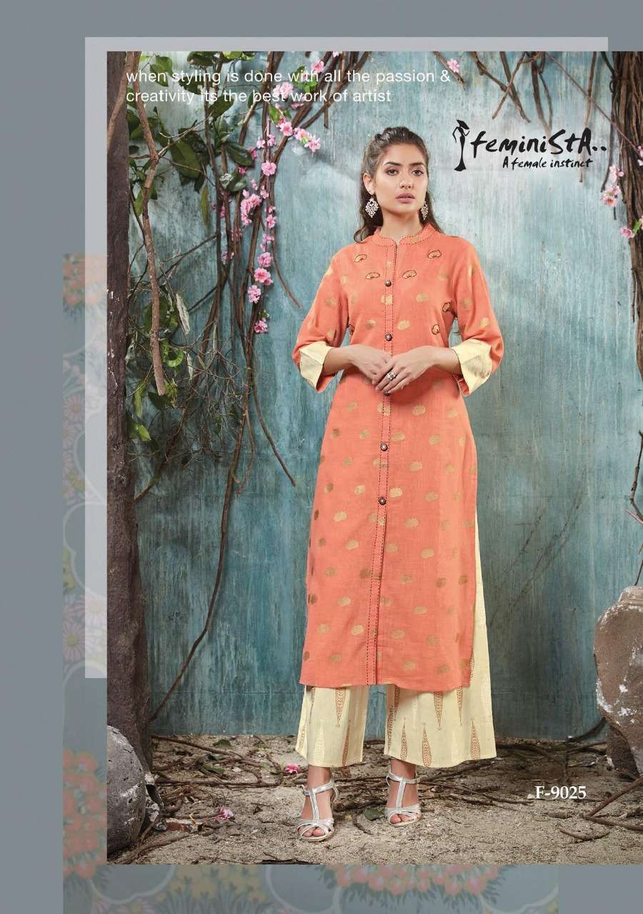 HASHTAG VOL-3 BY FEMINITSA 5021 TO 5027 SERIES BEAUTIFUL STYLISH FANCY COLORFUL CASUAL WEAR & ETHNIC WEAR & READY TO WEAR RAYON/IKKAT/COTTON FLEX/CAMBRIC KURTIS WITH BOTTOM AT WHOLESALE PRICE