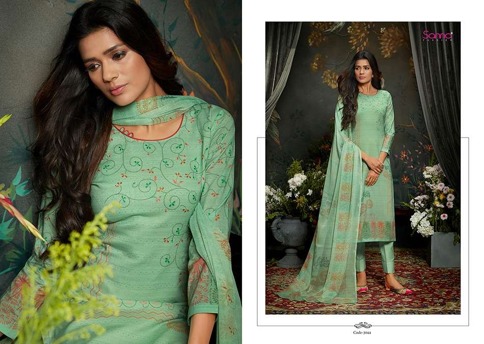 TANVI BY SANNA FASHION 3043 TO 3052 SERIES BEAUTIFUL STYLISH FANCY COLORFUL CASUAL & PARTY WEAR & ETHNIC WEAR PURE AZ COTTON LAWN DIGITAL PRINTED DRESSES AT WHOLESALE PRICE