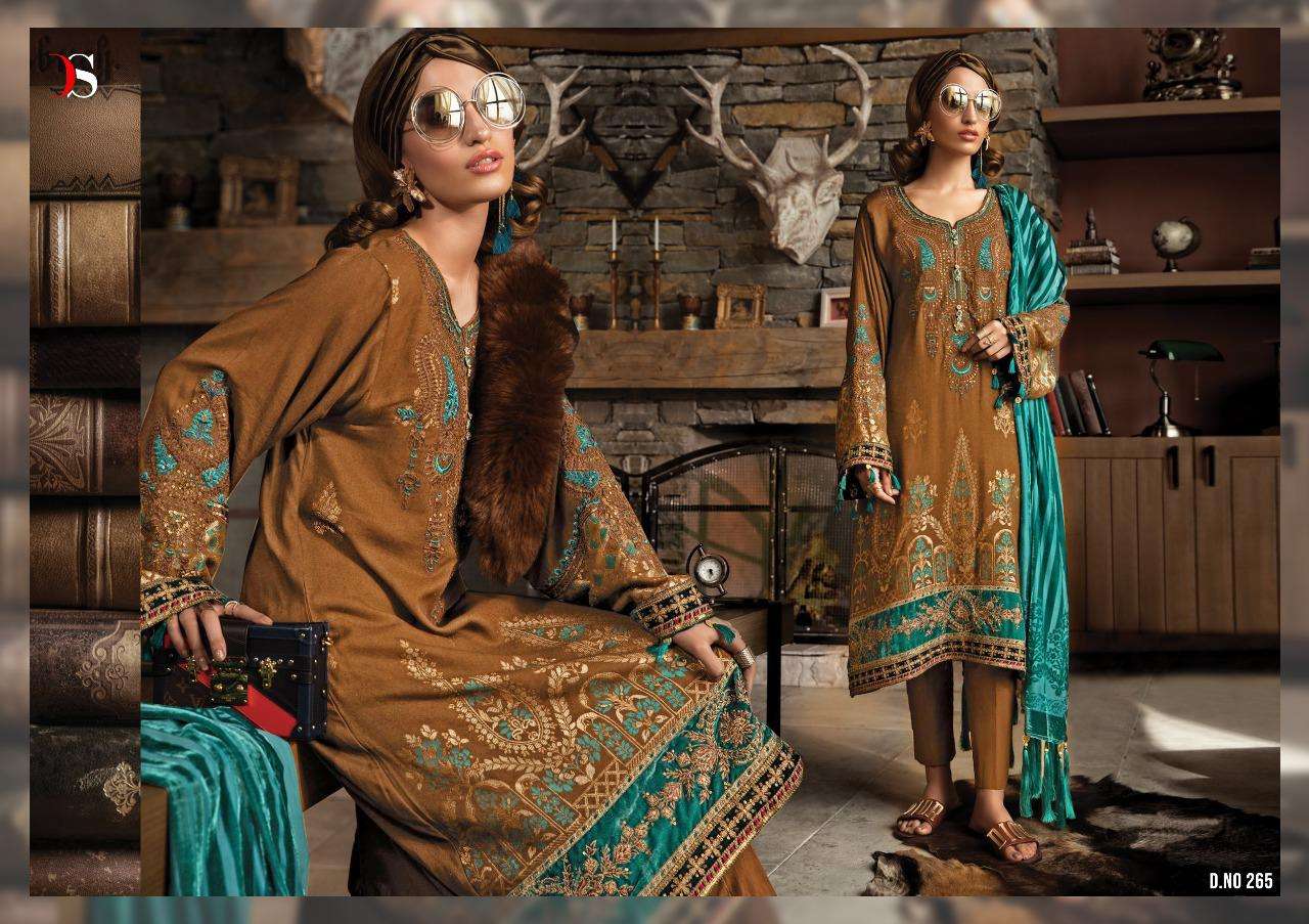MARIA.B LINEN BY DEEPSY SUITS 261 TO 266 SERIES DESIGNER PAKISTANI SUITS BEAUTIFUL STYLISH FANCY COLORFUL CASUAL WEAR & ETHNIC WEAR PURE COTTON PRINTED WITH EMBROIDERED DRESSES AT WHOLESALE PRICE