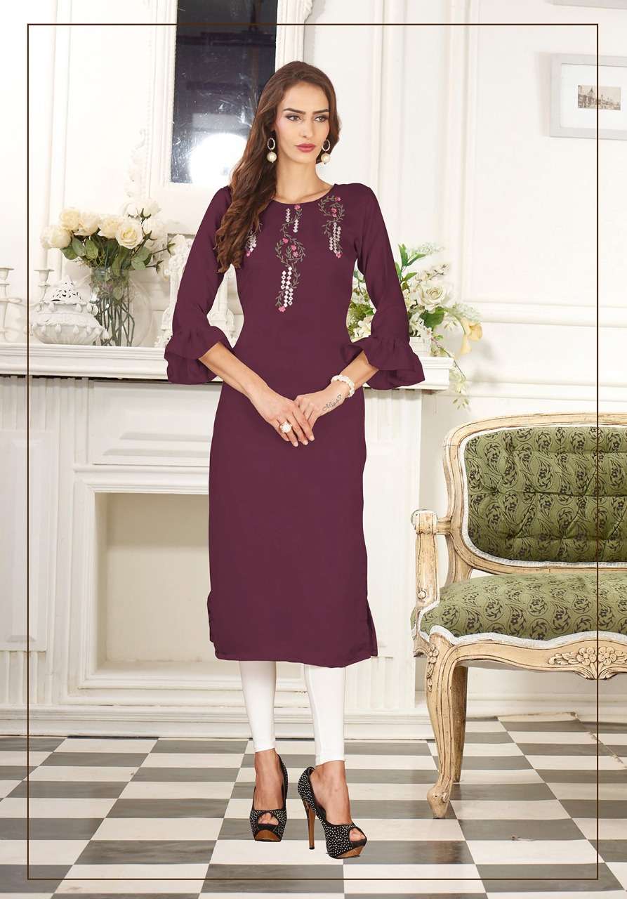 SAEE VOL-2 BY RAM FASHION 2001-A TO 2010-B SERIES INDIAN TRADITIONAL WEAR COLLECTION BEAUTIFUL STYLISH FANCY COLORFUL PARTY WEAR & OCCASIONAL WEAR DOLA SILK KURTI WITH EMBROIDERY KURTIS AT WHOLESALE PRICE
