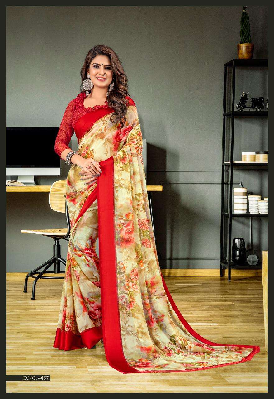 PASHMINA BY PRIYA PARIDHI 4457 TO 4466 SERIES INDIAN TRADITIONAL WEAR COLLECTION BEAUTIFUL STYLISH FANCY COLORFUL PARTY WEAR & OCCASIONAL WEAR PASHMINA WEIGHLESS SAREES AT WHOLESALE PRICE