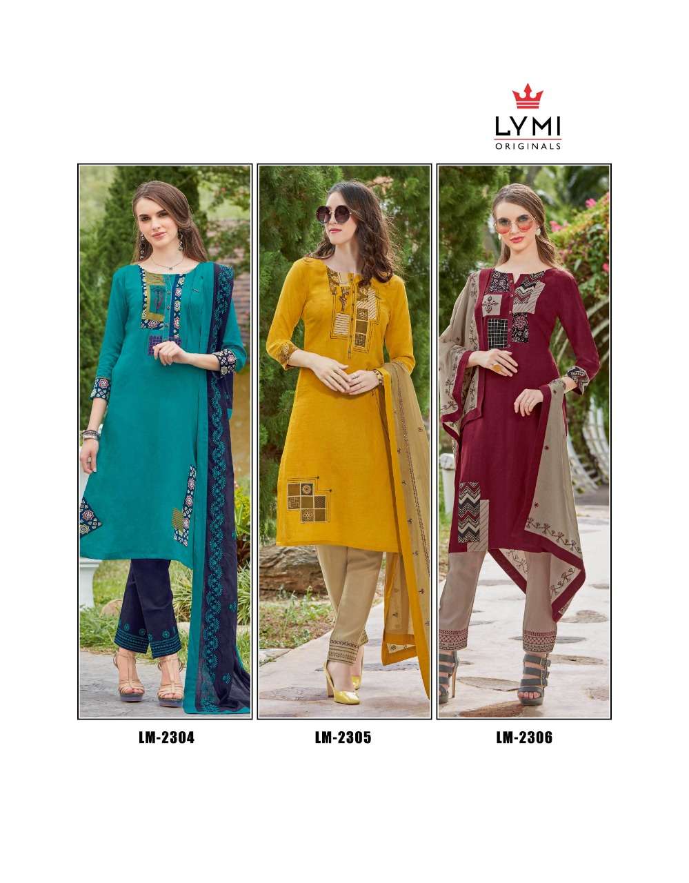 STELLA BY LYMI ORIGINAL 2301 TO 2306 SERIES BEAUTIFUL SHARARA SUITS STYLISH FANCY COLORFUL PARTY WEAR & ETHNIC WEAR RAYON FLEX WITH EMBROIDERY DRESSES AT WHOLESALE PRICE