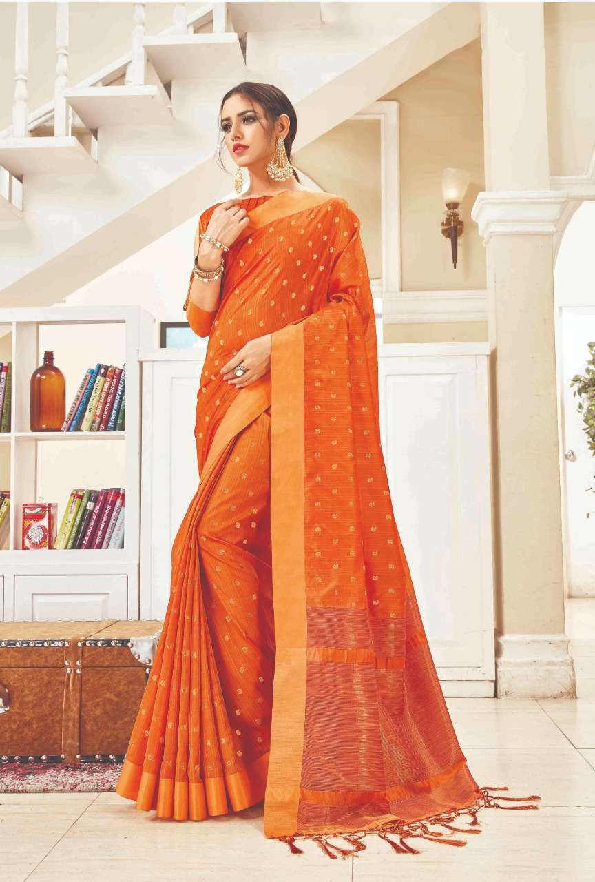 TARA SITARA BY SANGAM PRINTS 1001 TO 1008 SERIES INDIAN TRADITIONAL WEAR COLLECTION BEAUTIFUL STYLISH FANCY COLORFUL PARTY WEAR & OCCASIONAL WEAR SILK BLENDED SAREES AT WHOLESALE PRICE