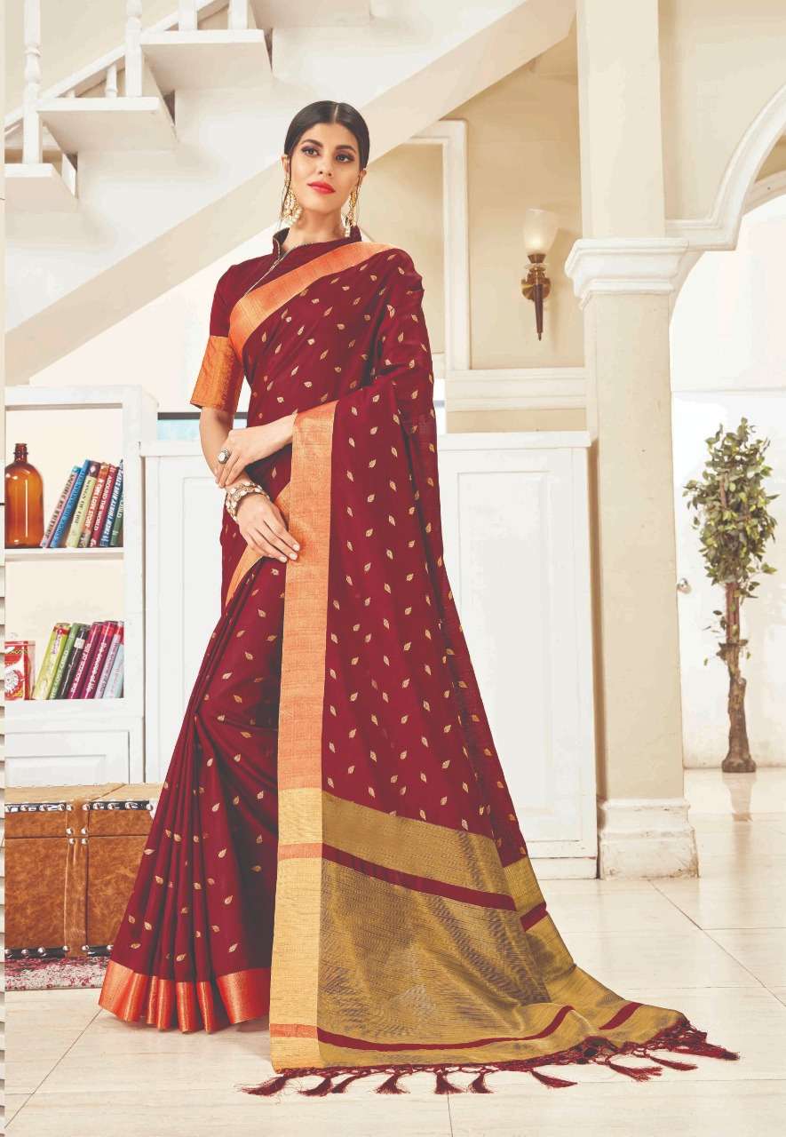 TARA SITARA BY SANGAM PRINTS 1001 TO 1008 SERIES INDIAN TRADITIONAL WEAR COLLECTION BEAUTIFUL STYLISH FANCY COLORFUL PARTY WEAR & OCCASIONAL WEAR SILK BLENDED SAREES AT WHOLESALE PRICE
