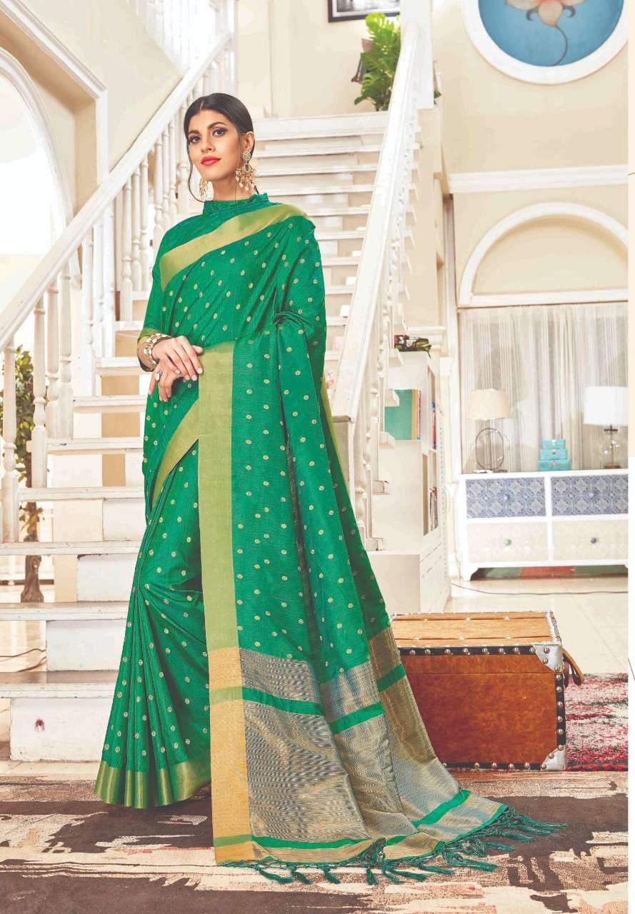 TARA SITARA BY SANGAM PRINTS 1001 TO 1008 SERIES INDIAN TRADITIONAL WEAR COLLECTION BEAUTIFUL STYLISH FANCY COLORFUL PARTY WEAR & OCCASIONAL WEAR SILK BLENDED SAREES AT WHOLESALE PRICE