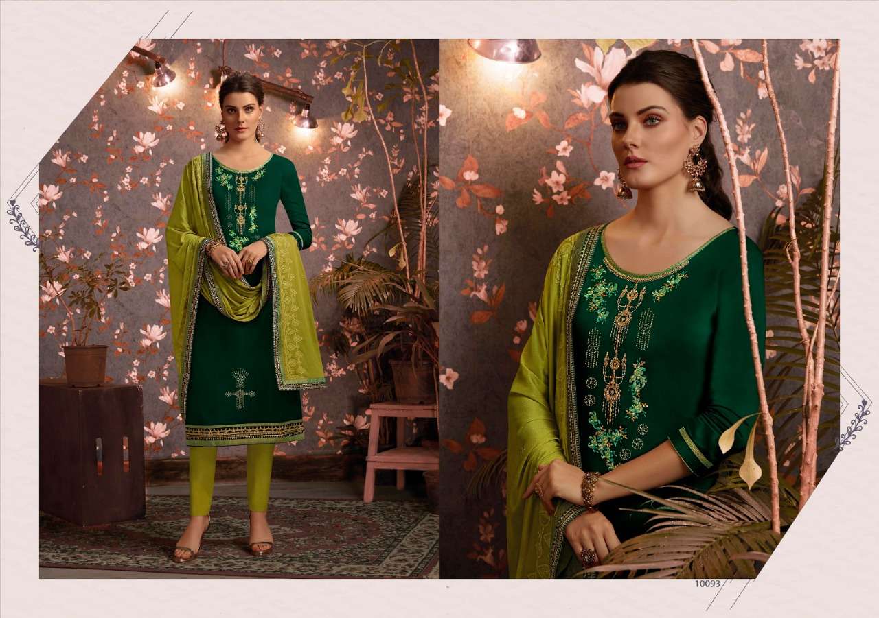 ASIANA BY RAMAIYA 10091 TO 1098 SERIES BEAUTIFUL COLOURFUL PRINTED & EMBROIDERED PARTY WEAR & OCCASIONAL WEAR JAM SILK EMBROIDERY DRESSES AT WHOLESALE PRICE