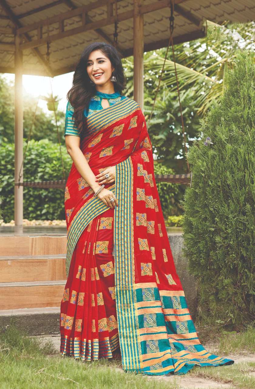 GARIMA BY SANGAM PRINTS 1001 TO 1008 SERIES INDIAN TRADITIONAL WEAR COLLECTION BEAUTIFUL STYLISH FANCY COLORFUL PARTY WEAR & OCCASIONAL WEAR COTTON SAREES AT WHOLESALE PRICE