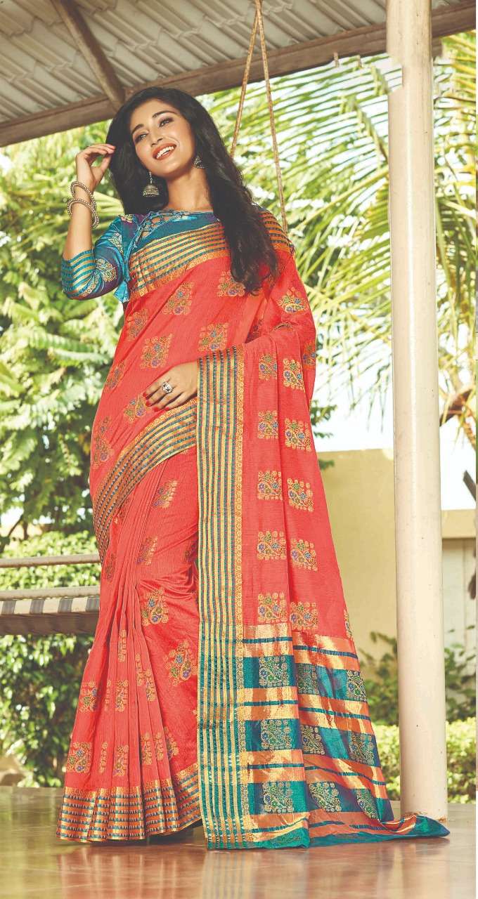 GARIMA BY SANGAM PRINTS 1001 TO 1008 SERIES INDIAN TRADITIONAL WEAR COLLECTION BEAUTIFUL STYLISH FANCY COLORFUL PARTY WEAR & OCCASIONAL WEAR COTTON SAREES AT WHOLESALE PRICE