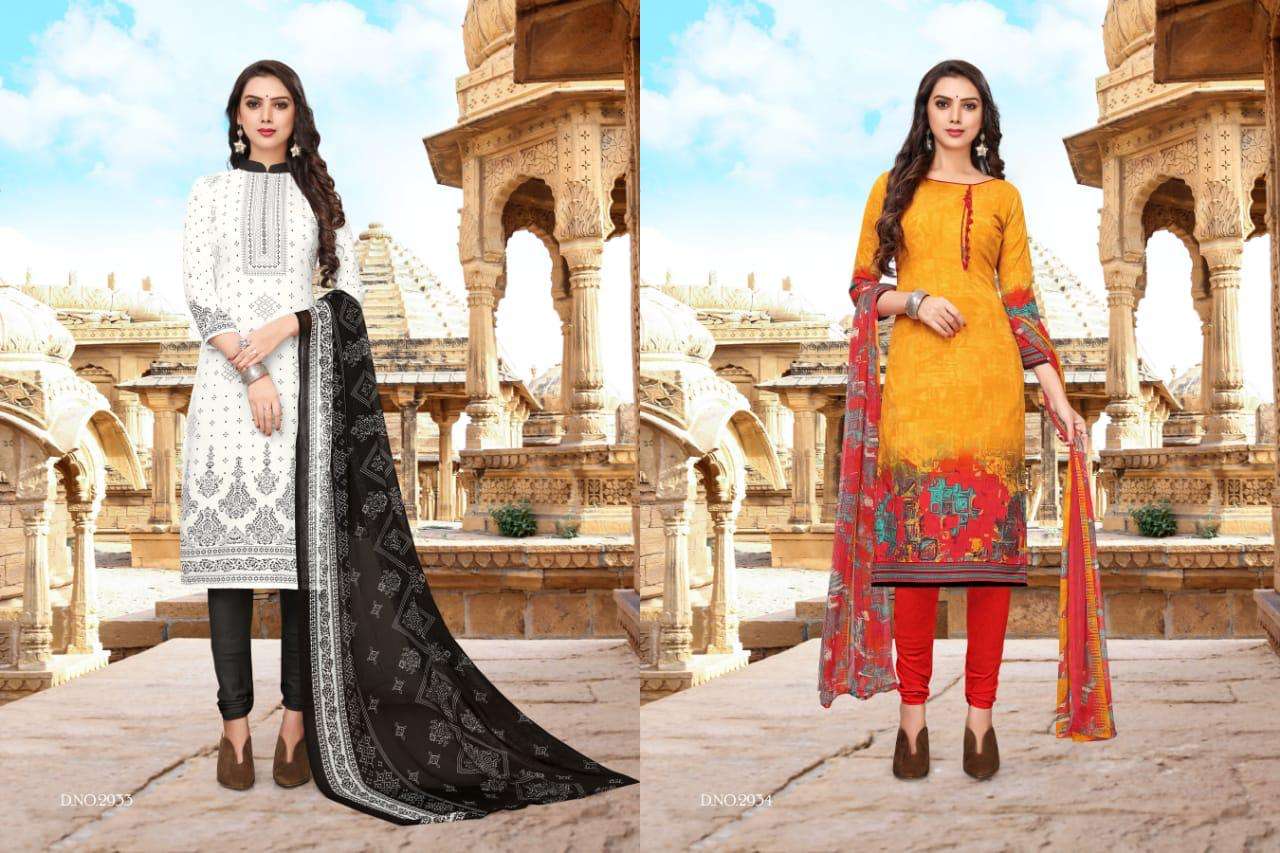 DESI GIRL VOL-19 BY VISHNU PRINTS 2925 TO 2936 SERIES BEAUTIFUL SUITS STYLISH FANCY COLORFUL PARTY WEAR & ETHNIC WEAR CRAPE PRINTED DRESSES AT WHOLESALE PRICE