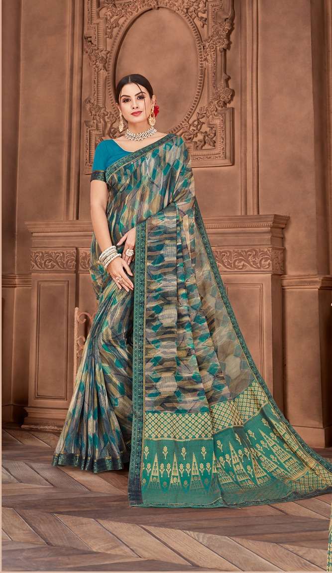 SUFIAA BY FASHID WHOLESALE 6501 TO 6509 SERIES INDIAN TRADITIONAL WEAR COLLECTION BEAUTIFUL STYLISH FANCY COLORFUL PARTY WEAR & OCCASIONAL WEAR CHIFFON BRASSO SAREES AT WHOLESALE PRICE