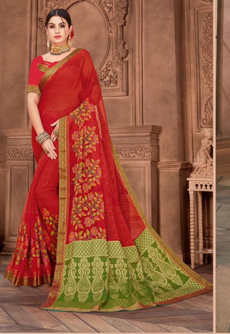 SUFIAA BY FASHID WHOLESALE 6501 TO 6509 SERIES INDIAN TRADITIONAL WEAR COLLECTION BEAUTIFUL STYLISH FANCY COLORFUL PARTY WEAR & OCCASIONAL WEAR CHIFFON BRASSO SAREES AT WHOLESALE PRICE