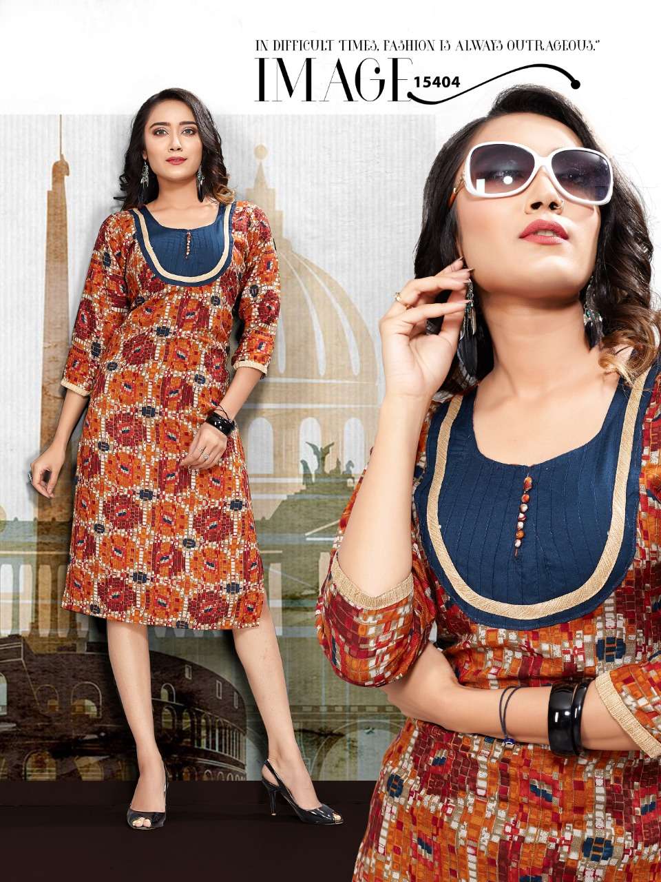 PULSE VOL-5 BY HONEY 15401 TO 15406 SERIES BEAUTIFUL STYLISH FANCY COLORFUL CASUAL WEAR & ETHNIC WEAR & READY TO WEAR HEAVY RAYON 14KG PRINT KURTIS AT WHOLESALE PRICE