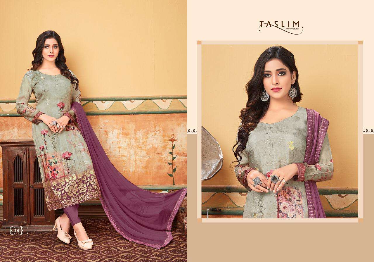 SAMIYANA BY TASLIM 23 TO 28 SERIES BEAUTIFUL STYLISH SHARARA SUITS FANCY COLORFUL CASUAL WEAR & ETHNIC WEAR & READY TO WEAR PURE VISCOSE UPADA WITH  PRINTED DRESSES AT WHOLESALE PRICE