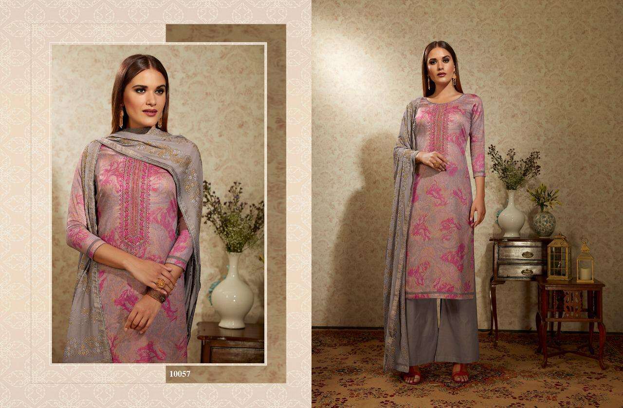 ALFAAZ BY RAMIYA 10051 TO 10058 SERIES SUITS BEAUTIFUL STYLISH FANCY COLORFUL DESIGNER PARTY WEAR & ETHNIC WEAR COTTON SATIN EMBROIDERY DRESSES AT WHOLESALE PRICE