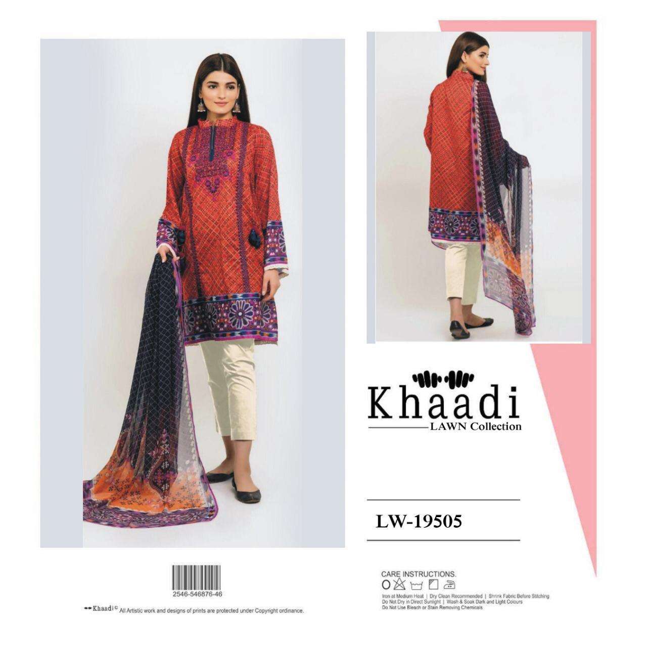 KHAADI LAWN COLLECTION BY FASHID WHOLESALE 19502 TO 19510 PAKISTANI SUITS BEAUTIFUL FANCY COLORFUL STYLISH PARTY