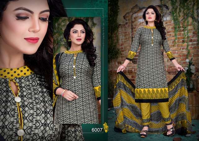 KUM KUM VOL-6 BY PARV PRINT 6001 TO 6016 SERIES DESIGNER FESTIVE SUITS COLLECTION BEAUTIFUL STYLISH FANCY COLORFUL PARTY WEAR & OCCASIONAL WEAR AMERICAN CREPE PRINTED DRESSES AT WHOLESALE PRICE