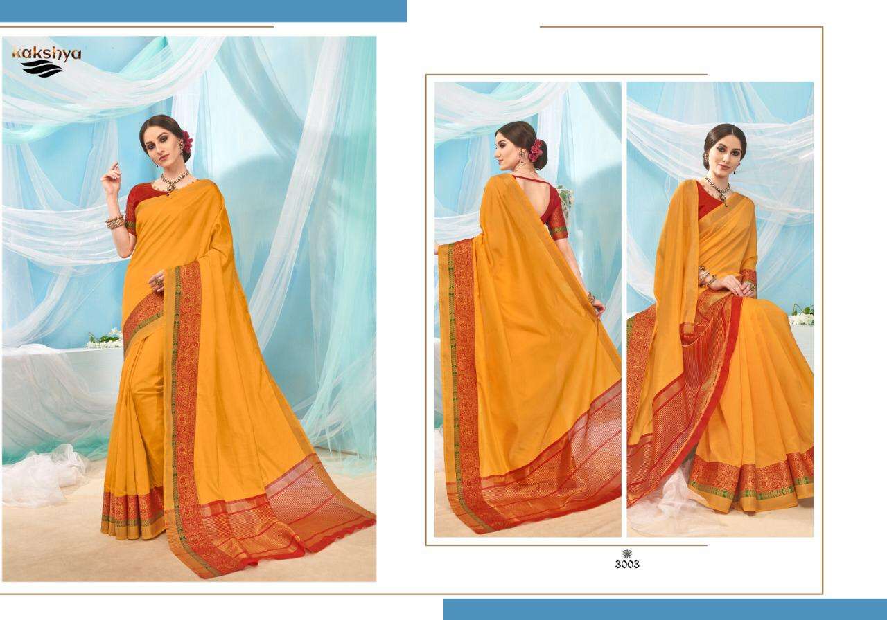 AMAIRA BY KAKSHYA 3001 TO 3006 SERIES DESIGNER WEDDING COLLECTION BEAUTIFUL STYLISH FANCY COLORFUL PARTY WEAR & OCCASIONAL WEAR LICHI KOTA SILK SAREES AT WHOLESALE PRICE