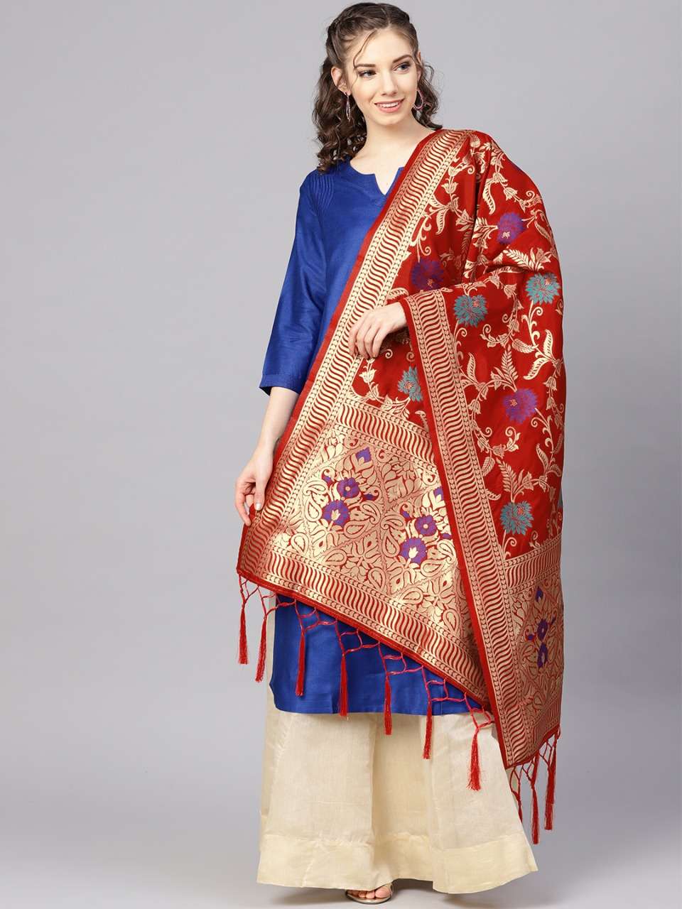 ZARIKA HIT COLOR VOL-17 BY KAAMIRI 1701 TO 1707 SERIES DESIGNER BEAUTIFUL STYLISH FANCY COLORFUL PARTY WEAR & ETHNIC WEAR BANARASI SILK ZARI WORK DUPATTA AT WHOLESALE PRICE