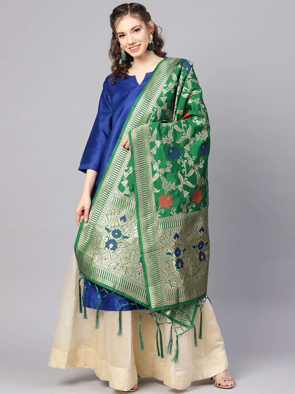 ZARIKA HIT COLOR VOL-17 BY KAAMIRI 1701 TO 1707 SERIES DESIGNER BEAUTIFUL STYLISH FANCY COLORFUL PARTY WEAR & ETHNIC WEAR BANARASI SILK ZARI WORK DUPATTA AT WHOLESALE PRICE