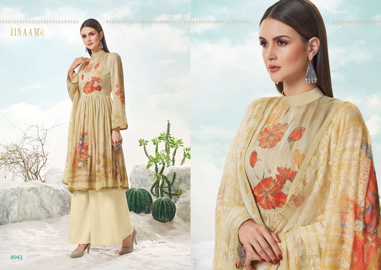 EVANA BY JINAAM DRESSES 8038 TO 8043 SERIES BEAUTIFUL COLORFUL STYLISH FANCY CASUAL WEAR & ETHNIC WEAR & READY TO WEAR DIGITAL PRINTED MODAL DRESSES AT WHOLESALE PRICE