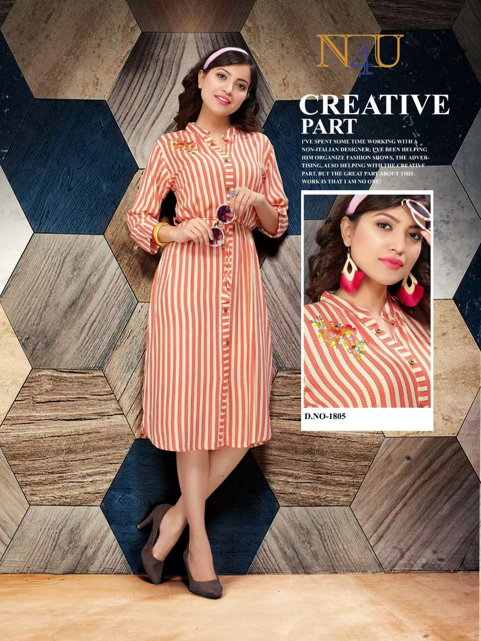 NUPUR BY N4U 1801 TO 1806 SERIES BEAUTIFUL STYLISH FANCY COLORFUL CASUAL WEAR & ETHNIC WEAR RAYON WITH FOIL PRINTED KURTIS AT WHOLESALE PRICE