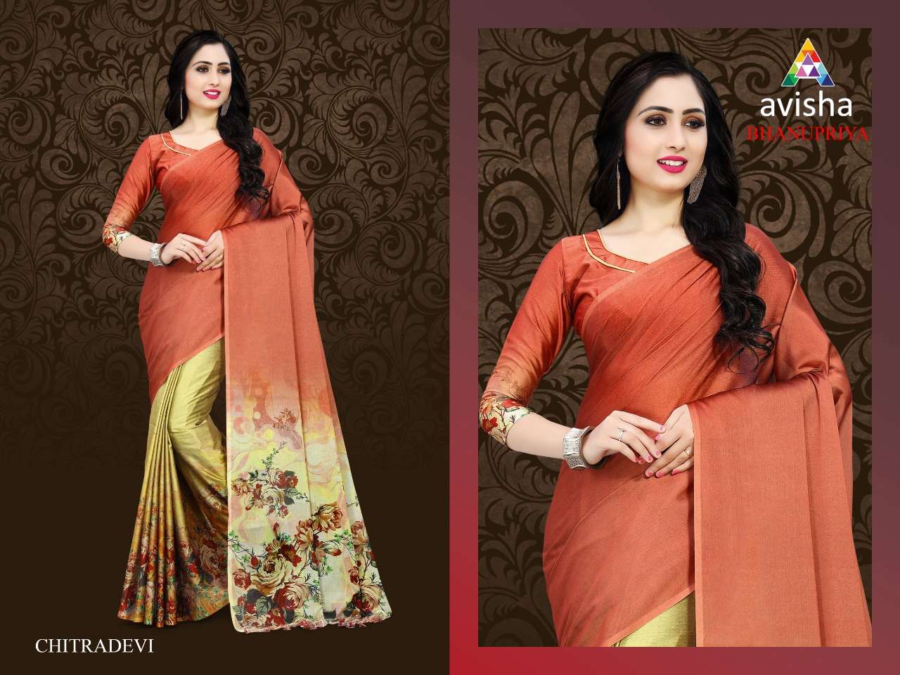 BHANUPRIYA BY AVISHA 01 TO 06 SERIES INDIAN TRADITIONAL WEAR COLLECTION BEAUTIFUL STYLISH FANCY COLORFUL PARTY WEAR & OCCASIONAL WEAR HANDLOOM COTTON SOFT SILK SAREES AT WHOLESALE PRICE