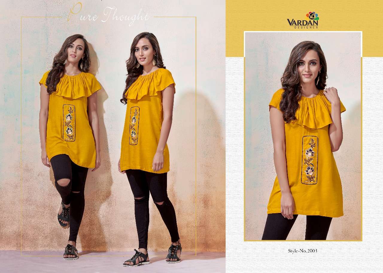 IRA BY VARDAN DESIGNER 2001 TO 2011 SERIES BEAUTIFUL COLORFUL STYLISH FANCY CASUAL WEAR & READY TO WEAR 14 KG HEAVY RAYON TOPS AT WHOLESALE PRICE
