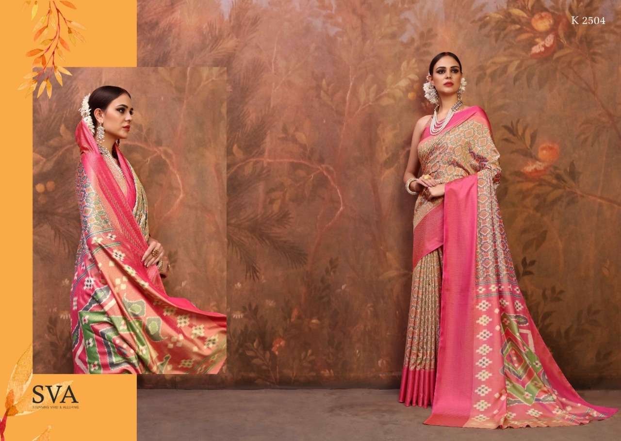 SHEHNAIYA VOL-2 BY SVA 2501 TO 2510 SERIES INDIAN TRADITIONAL WEAR COLLECTION BEAUTIFUL STYLISH FANCY COLORFUL PARTY WEAR & OCCASIONAL WEAR TWO TONE SILK WEAVING SAREES AT WHOLESALE PRICE