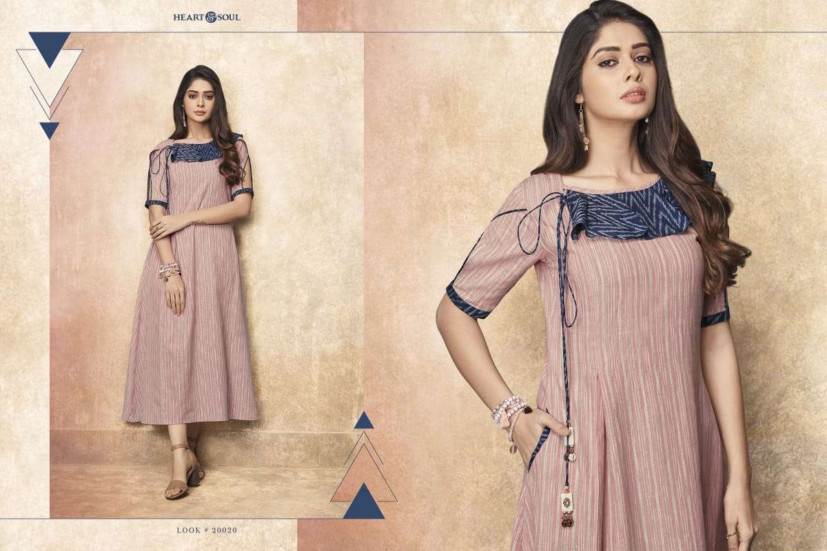 IKKATOLOGY BY HEART & SOUL 20017 TO 20023 SERIES BEAUTIFUL COLORFUL STYLISH FANCY CASUAL WEAR & ETHNIC WEAR & READY TO WEAR YARN DYED RAYON FLEX KURTIS AT WHOLESALE PRICE