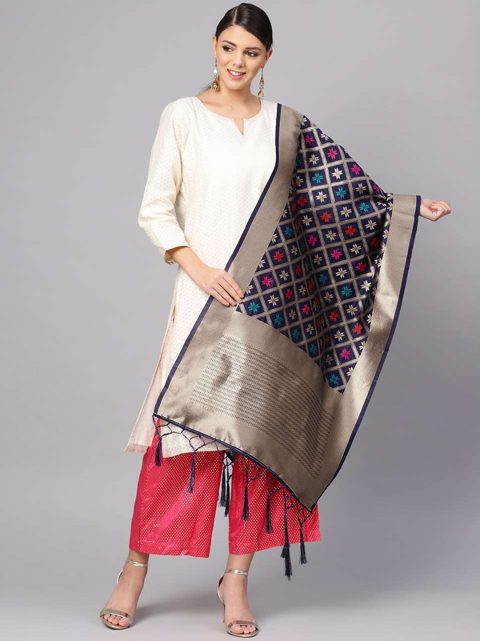 ZARIKA HIT COLOR VOL-18 BY KAAMIRI 1801 TO 1807 SERIES DESIGNER BEAUTIFUL STYLISH FANCY COLORFUL PARTY WEAR & ETHNIC WEAR BANARASI SILK ZARI WORK DUPATTA AT WHOLESALE PRICE