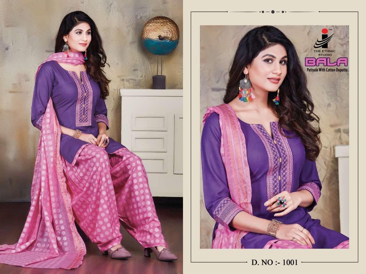 BALA BY THE ETHNIC STUDIO 1001 TO 1008 SERIES DESIGNER PATIYALA SUITS BEAUTIFUL FANCY COLORFUL STYLISH PARTY WEAR & ETHNIC WEAR HEAVY RAYON WITH EMBROIDERY DRESSES AT WHOLESALE PRICE