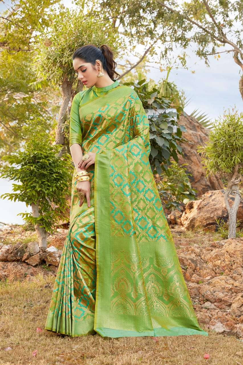 ANUSHKA SILK BY  RAJYOG 01 TO 06 SERIES INDIAN TRADITIONAL WEAR COLLECTION BEAUTIFUL STYLISH FANCY COLORFUL PARTY WEAR & OCCASIONAL WEAR SOFT SILK WEAVING SAREES AT WHOLESALE PRICE