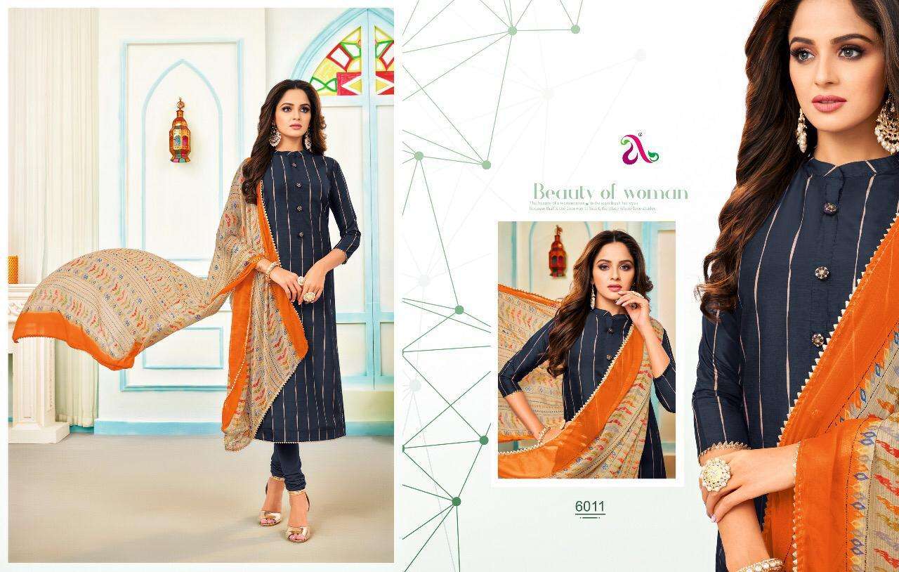 DAIRY MILK VOL-30 BY ANGROOP PLUS 6003 TO 6018 SERIES DESIGNER SUITS BEAUTIFUL FANCY STYLISH COLORFUL PARTY WEAR & OCCASIONAL WEAR CHANDERI COTTON / MUSLIN SILK DRESSES AT WHOLESALE PRICE